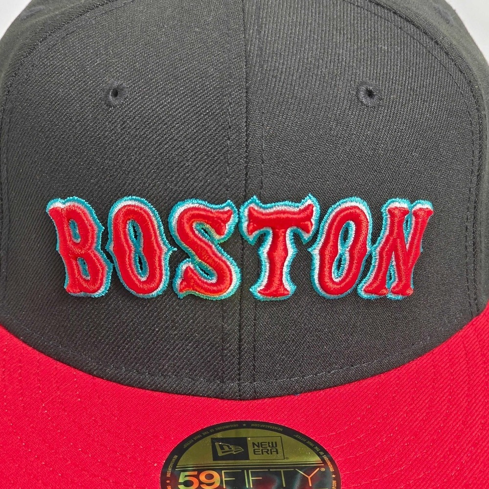 New Era 59FIFTY Boston Red Sox Spring Training Side Patch 7 3/8 Fitted Cap NWT - Picture 2 of 12